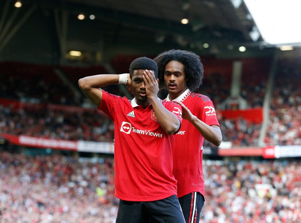 Amad, 20, scored for Man United in pre season