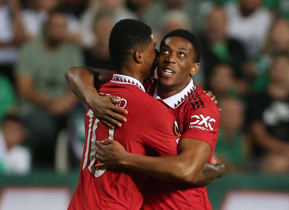 Marcus Rashford and Anthony Martial came off the bench to rescue the Red Devils