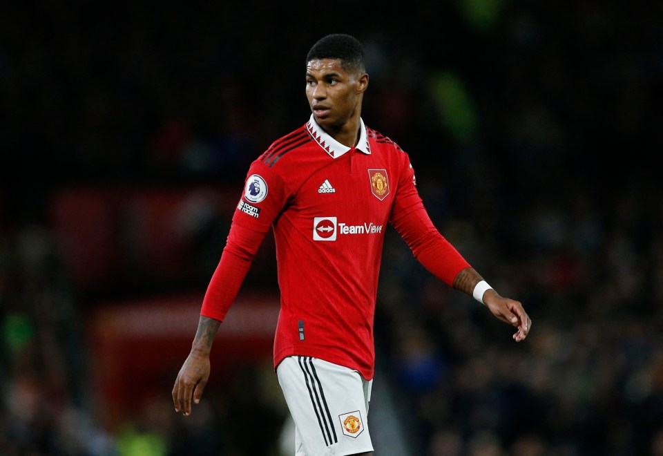 Rashford will lead the line for the Red Devils