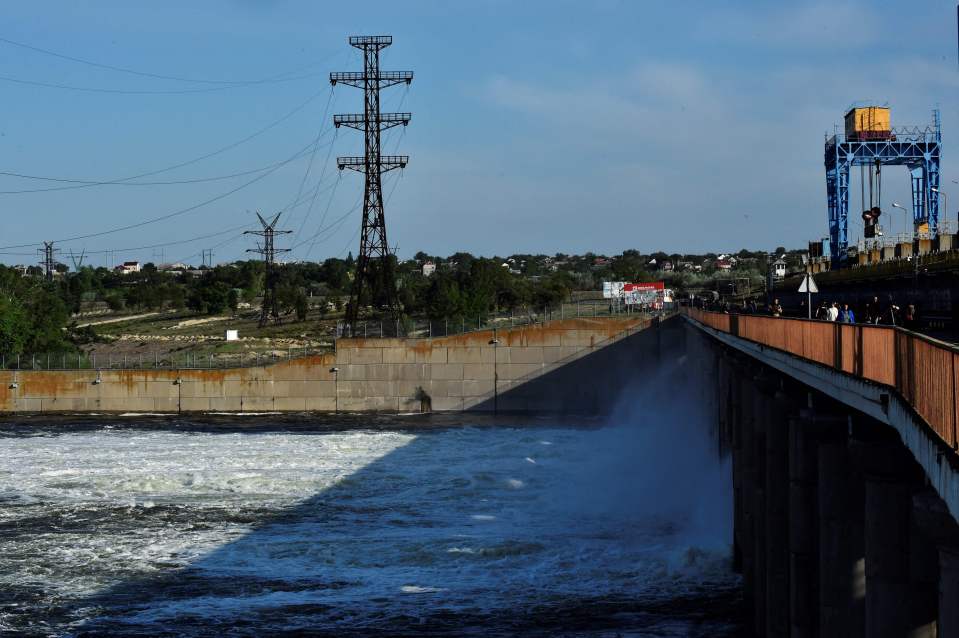 Kyiv accused Russia of planting mines on the Kakhovka dam