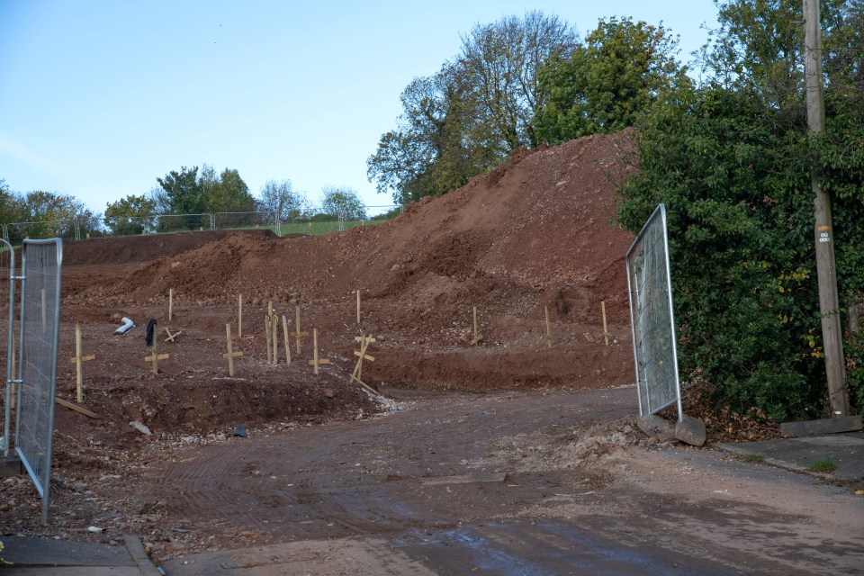 Residents on Orchard Close and nearby streets say the mud comes from the levelling off of the land - which should have been complete before the storms came