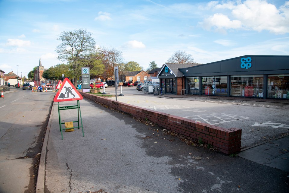 The flooding forced a busy local Co-op store to close - leaving filth everywhere