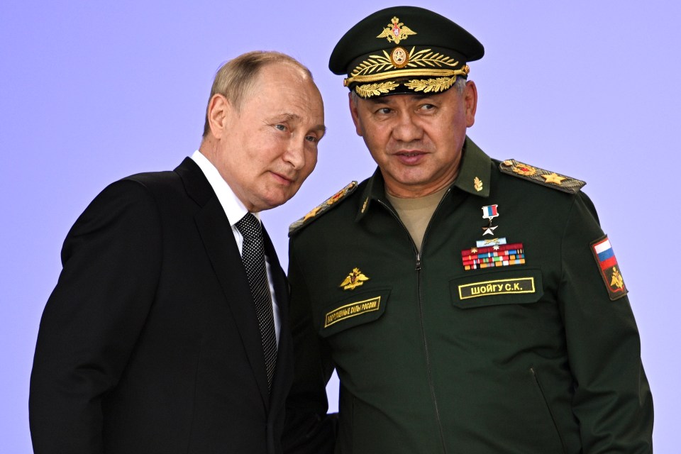 Putin's close pal and defence minister Sergei Shoigu has been told to shoot himself for his failures on the frontline