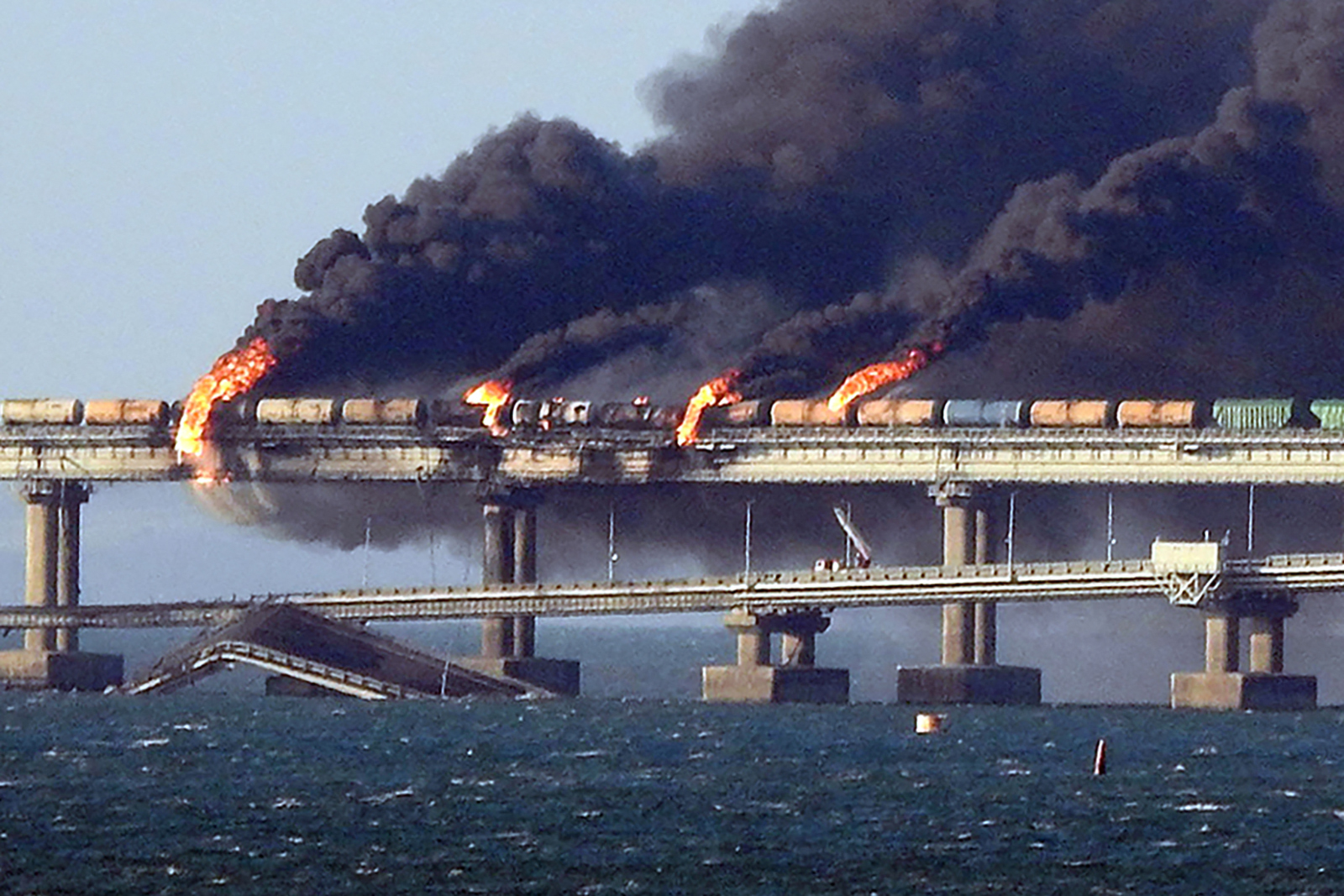 A top military expert predicted Ukraine may target the Crimean Bridge again