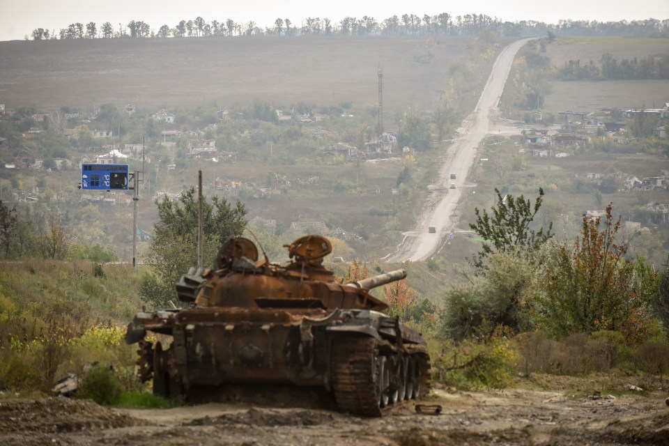 The advance of Ukrainian forces has forced Russian troops to retreat