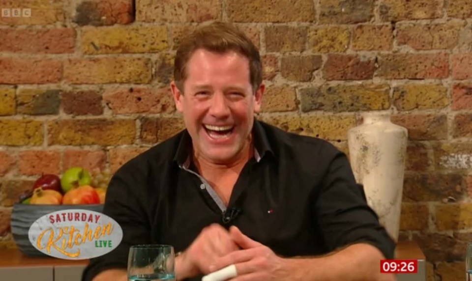 The Saturday Kitchen host took it in good humour