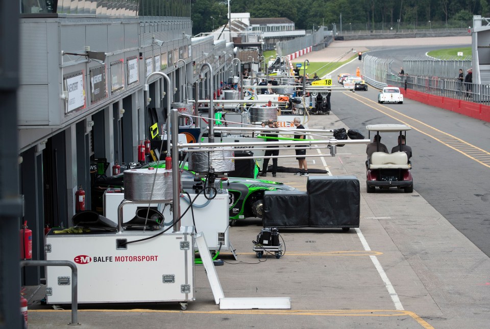 The crash happened at the Donnington Park Circuit in Leicestershire