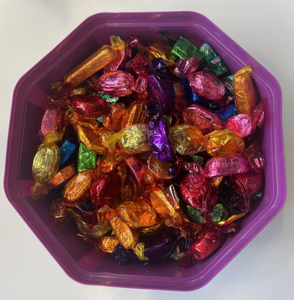 Quality Street sweets have been wrapped in the same type of colourful wrappers for 86 years