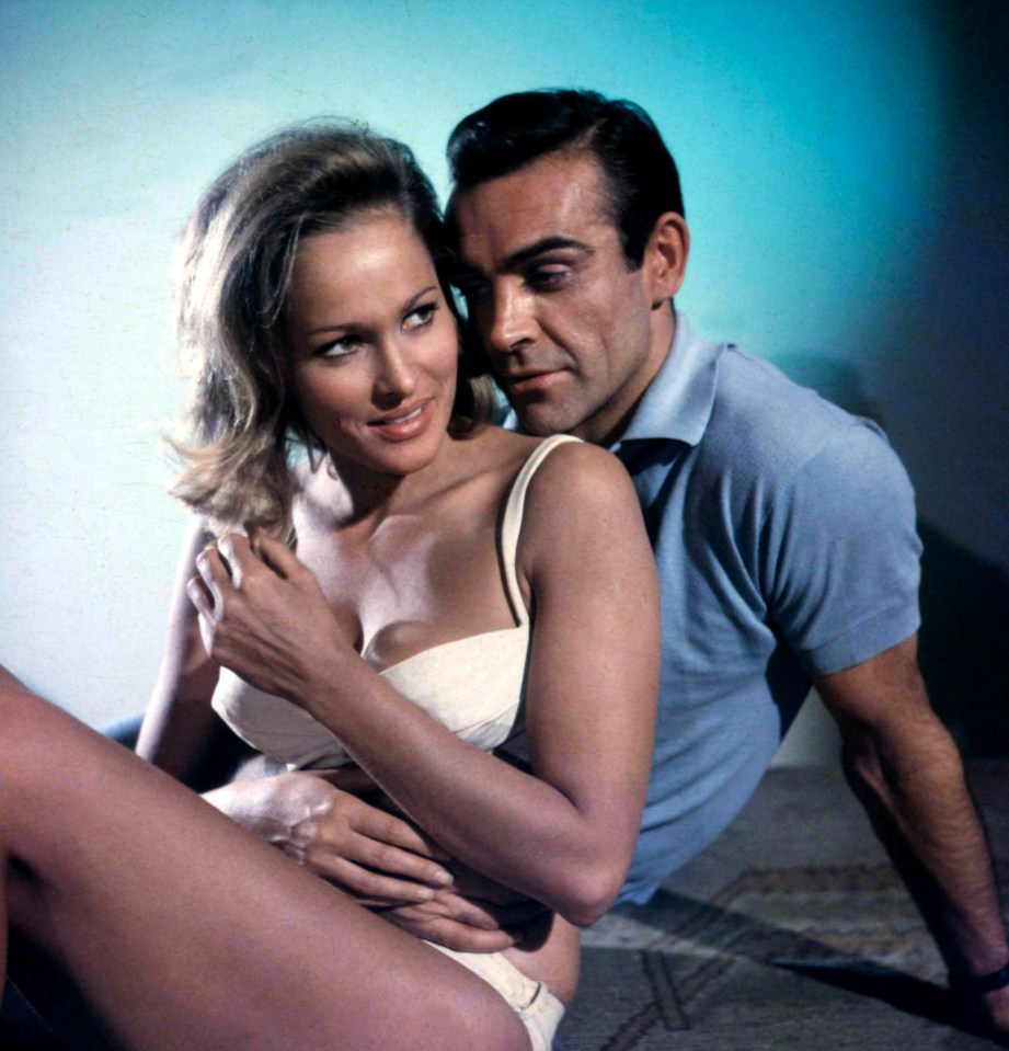 Sean Connery and Ursula Andress in Dr. No