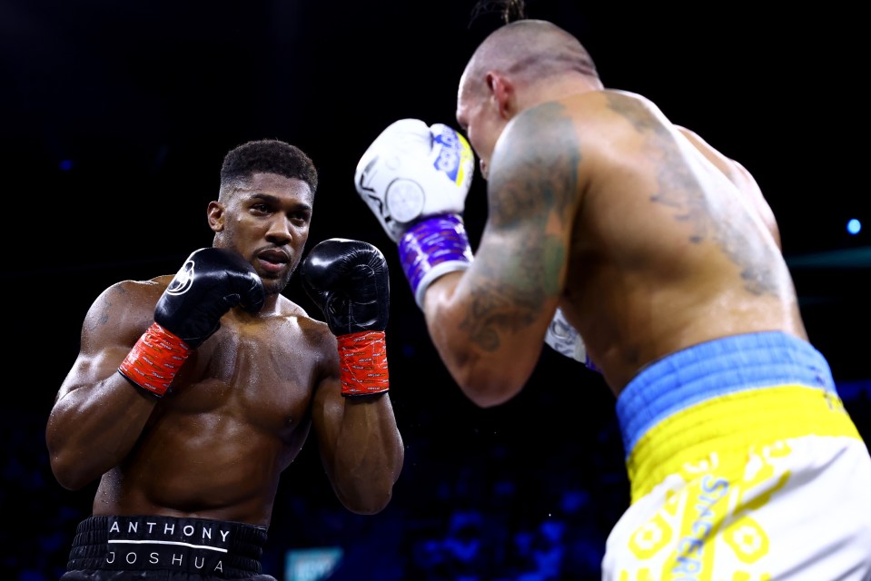 Anthony Joshua renewed his rivalry with Oleksandr Usyk in August