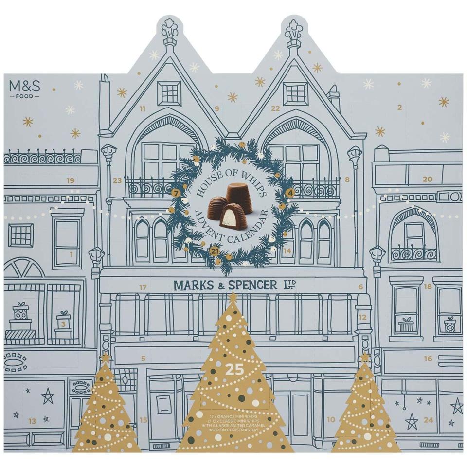 Marks and Spencer is selling a mini chocolate whip advent calendar