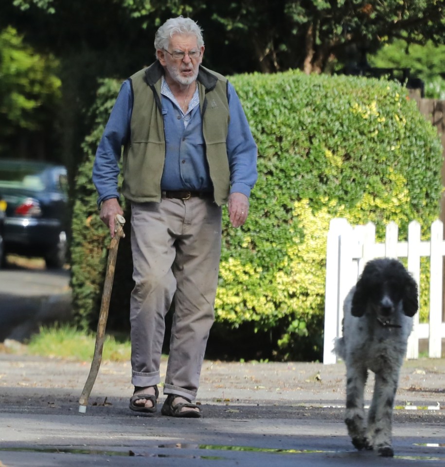 Harris was last photographed two years ago while walking his dog