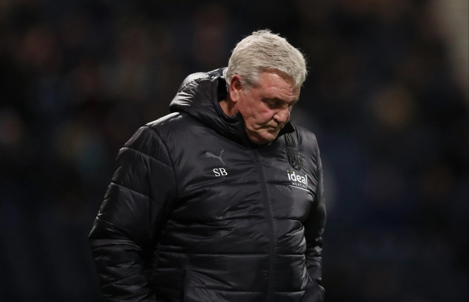 Pressure is on West Brom boss Steve Bruce