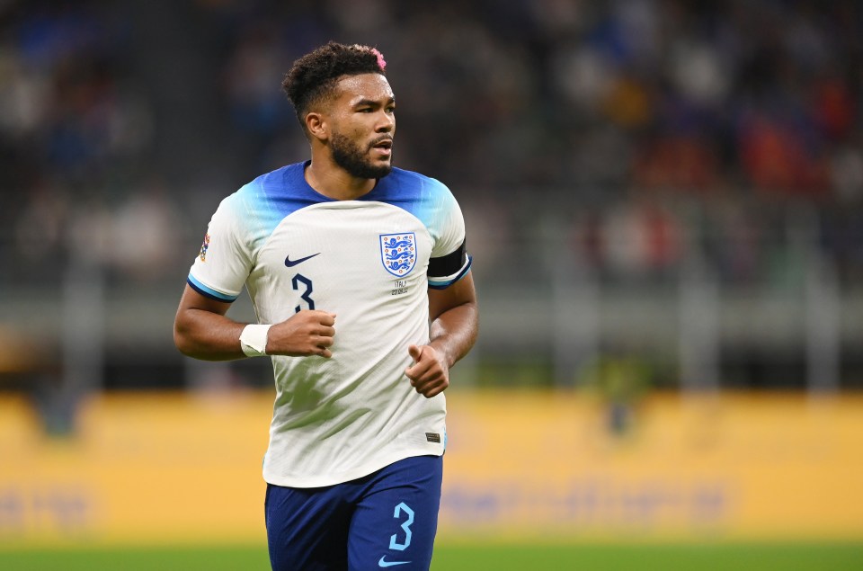 Reece James has been told by Gareth Southgate that he won't be picked