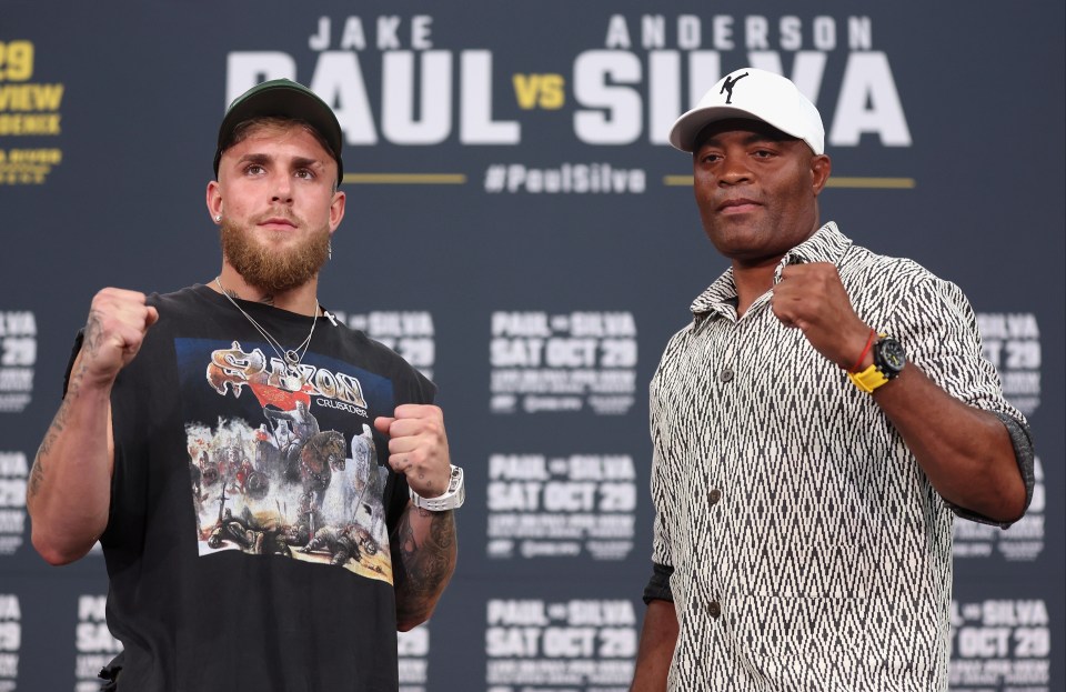 Jake Paul is facing Anderson Silva tonight