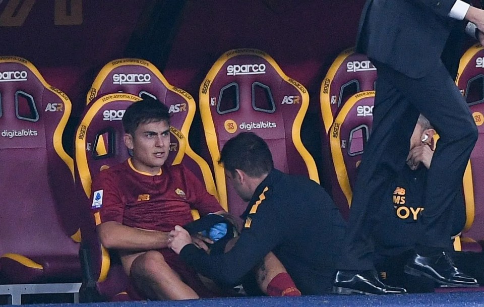 Dybala could be out until the new year, according to Roma manager Jose Mourinho