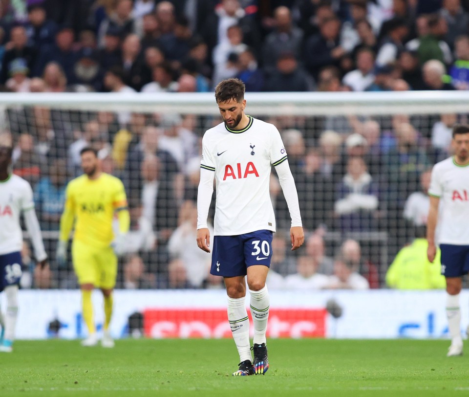 Tottenham were booed off at half-time