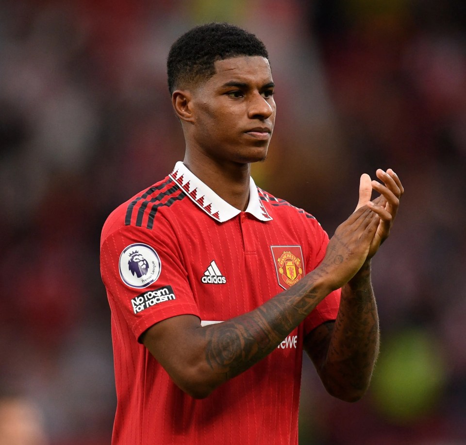 Marcus Rashford is closing in on 100 goals for Manchester United