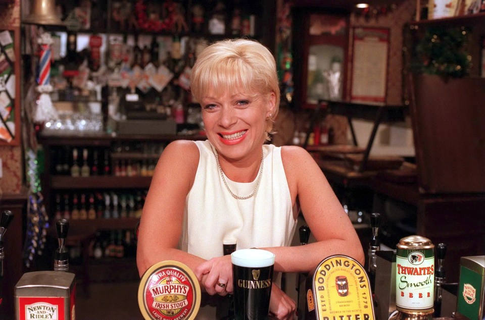 Denise playing Corrie’s Natalie Barnes in 1998