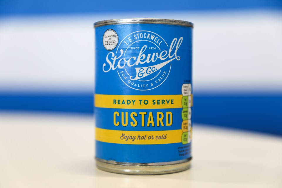 Tesco's own-brand custard isn't great