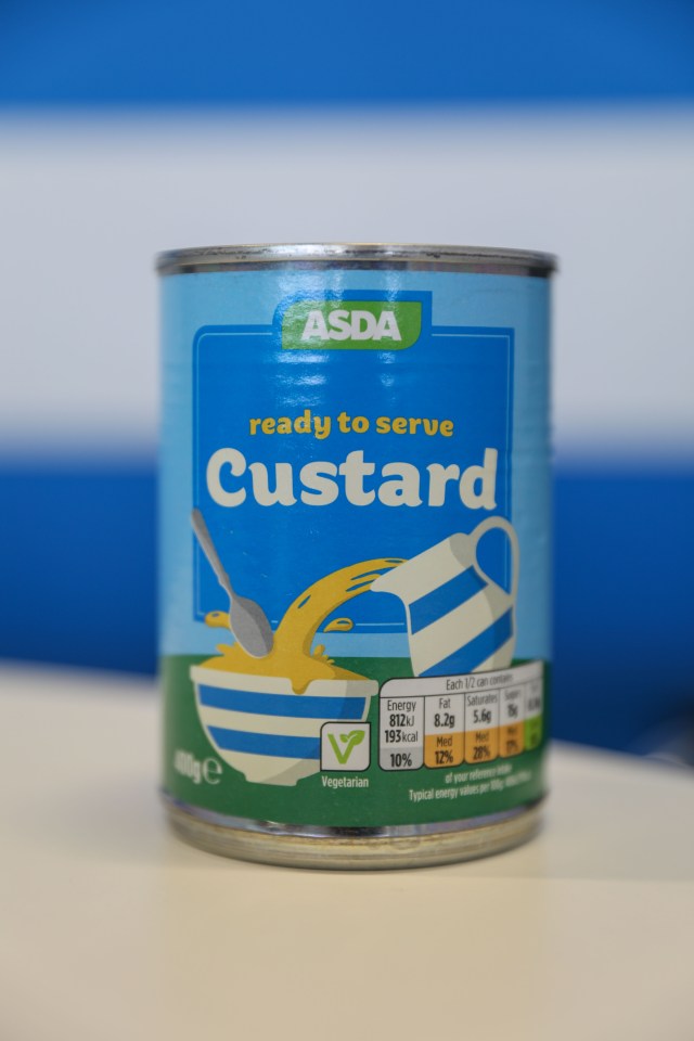 This ASDA custard has a great consistency, and is cheaper than Morrisons' version