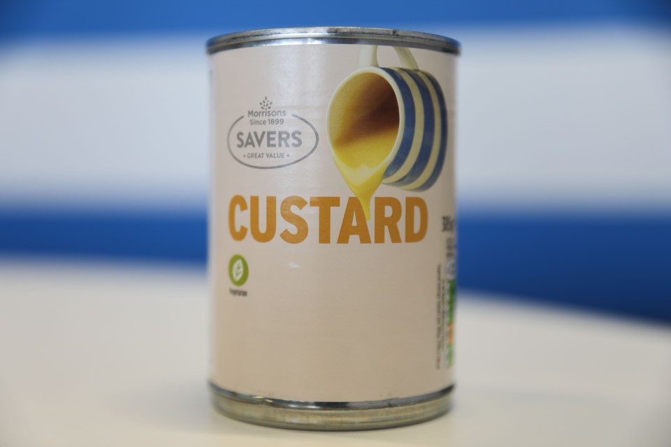 While Morrisons' expensive custard was delicious, the same can't be said for its saver custard