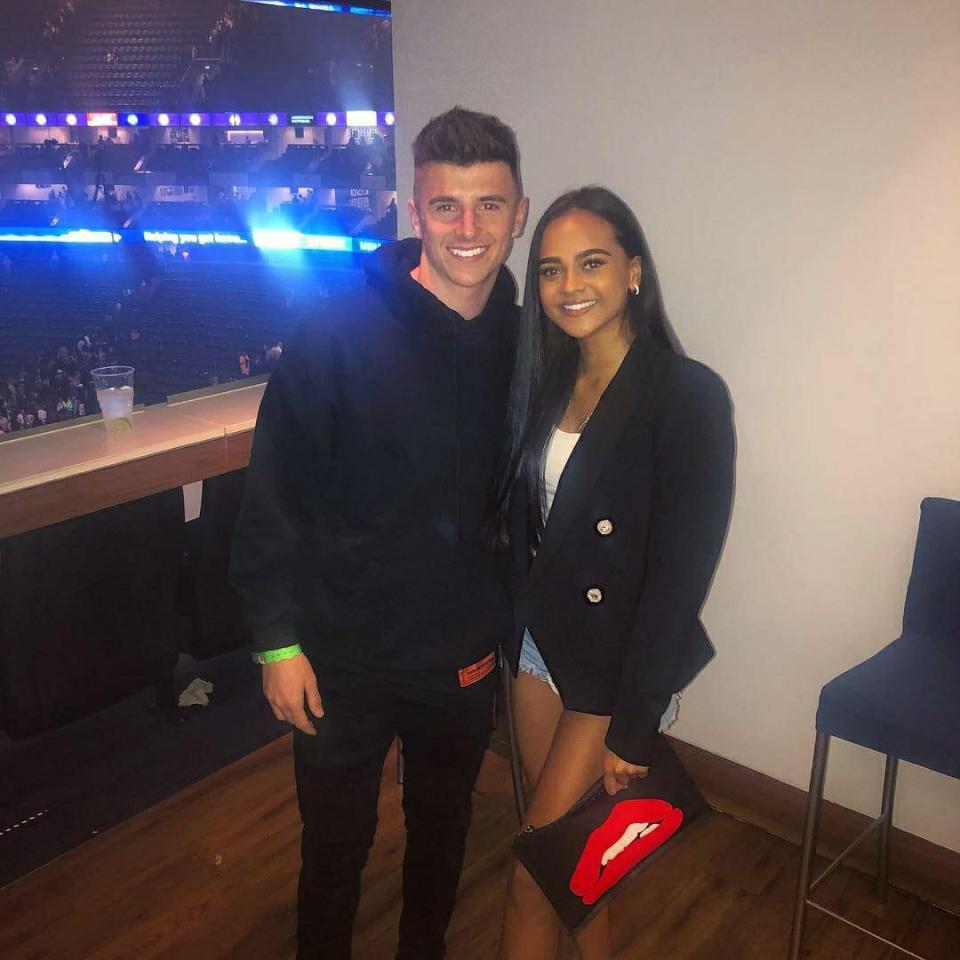 Mason Mount had previously been dating Chloe Wealleans-Watts but is now single