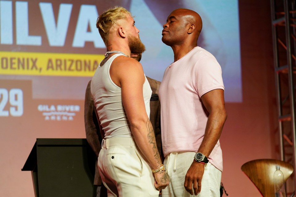 Jake Paul will throw down with Anderson Silva early on Sunday morning