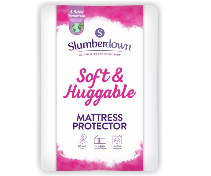 Save £8 on a Slumberdown Soft and Huggable Mattress Protector