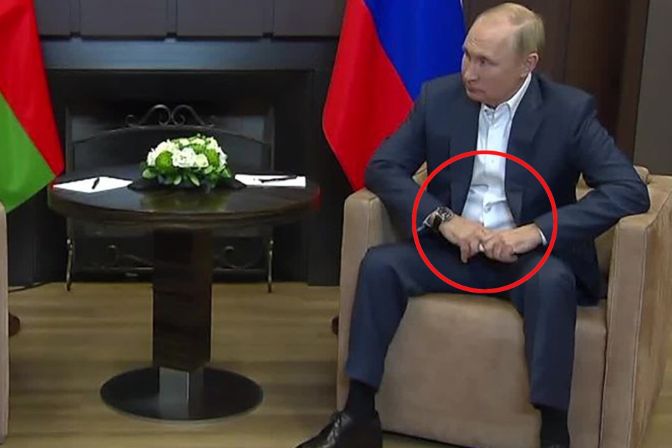 Vladimir Putin is seriously ill and said to lean forward in pain during meetings, it's been claimed