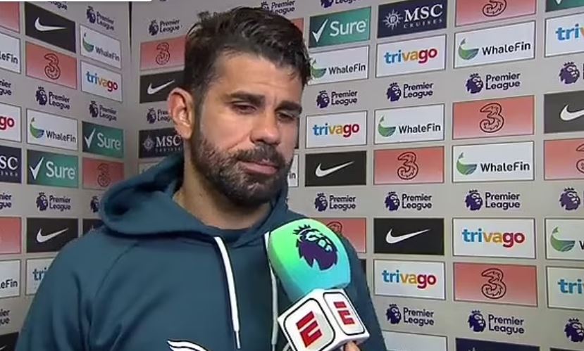 Costa could not resist the clear swipe at Conte on Saturday