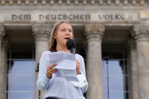 Greta Thunberg was awarded the inaugural Gulbenkian Prize for Humanity in 2020