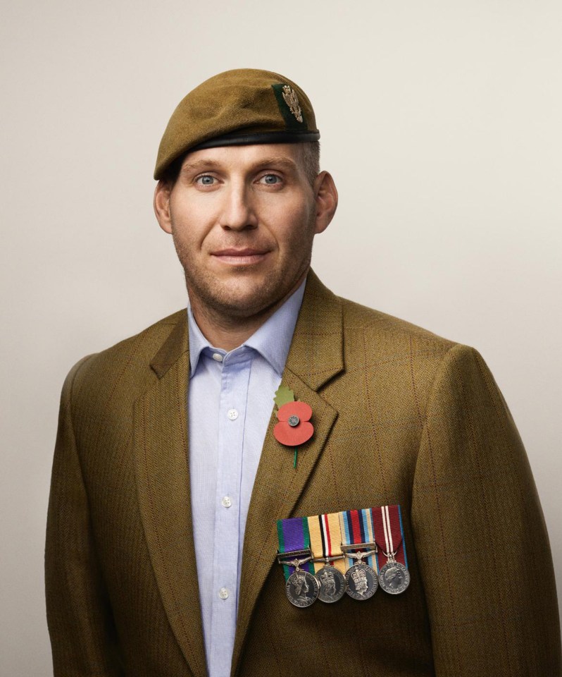 Loz Moore is one of the 30,000 veterans helped each year by the Poppy Appeal