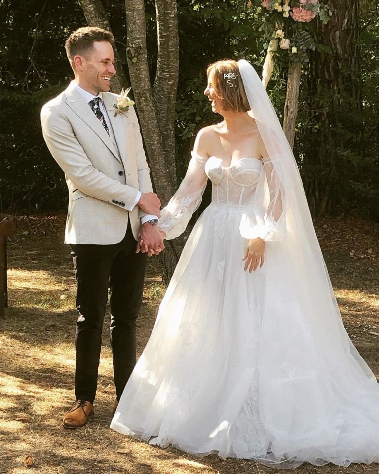 Lucy married her fiance James in a stunning wedding in France