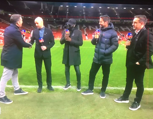 Viewers put the boot in when they saw the matching footwear