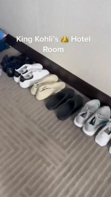 Hotel workers got into Kohli’s room and filmed his belongings