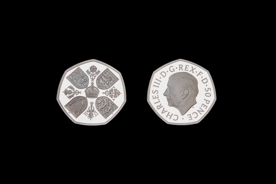 The Royal Mint has struck the first coin featuring the image of the new King