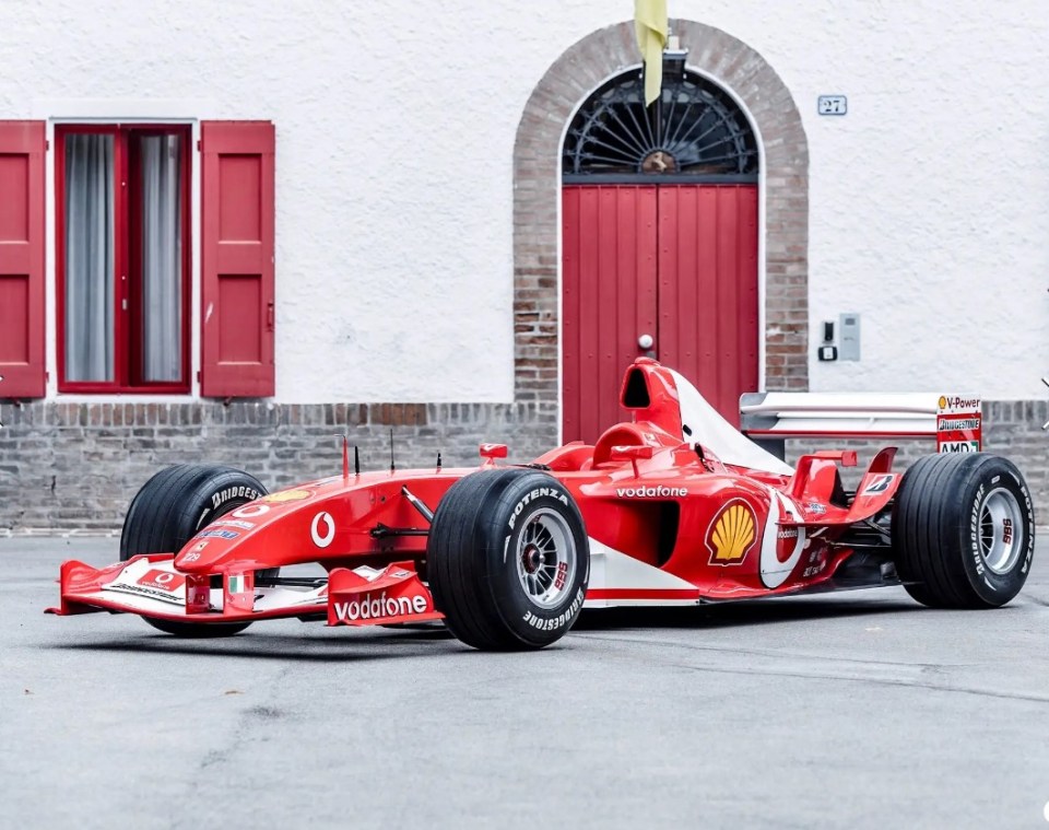 This 2003 F1 car helped Michael Schumacher win his sixth world championship