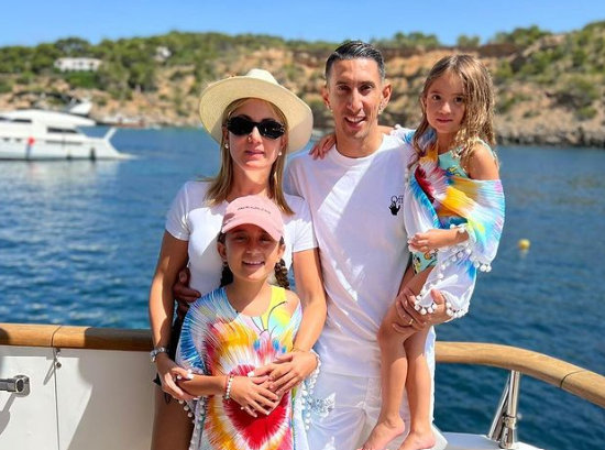 Angel Di Maria and his family were in their house at the time of the burglary