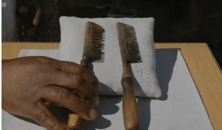 The guest said his late cousin made two historical combs because when "West Indian ladies came over to this country they were having difficulty getting their hair done"