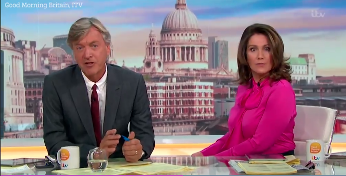 Susanna Reid had an unexpected interruption from her phone on today's GMB