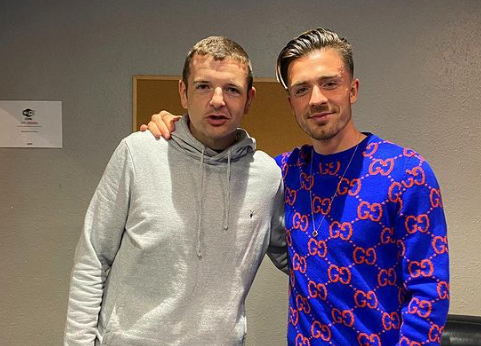 Grealish also met comedian Kevin Bridges over the weekend