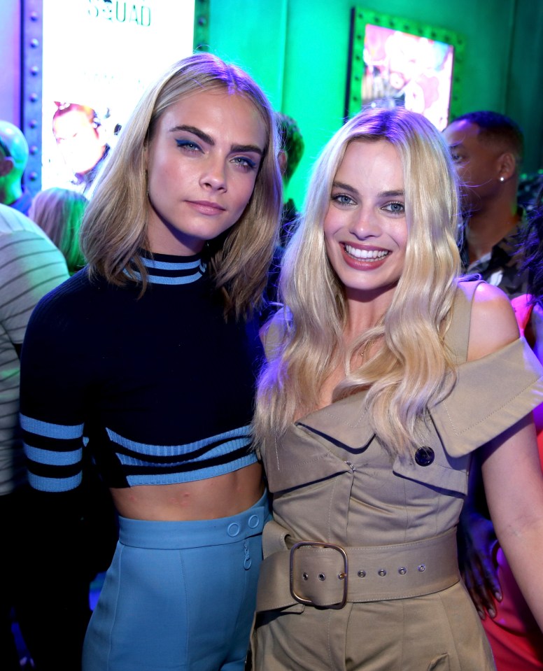 Actors Cara Delevingne and Margot Robbie of ‘Suicide Squad’ were last night involved in a bust-up in Argentina