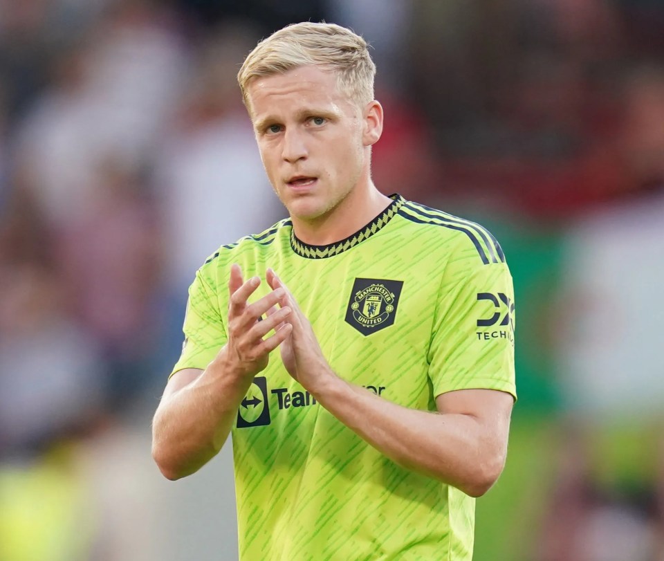 Donny van de Beek has made just three substitute outings for Manchester United this season