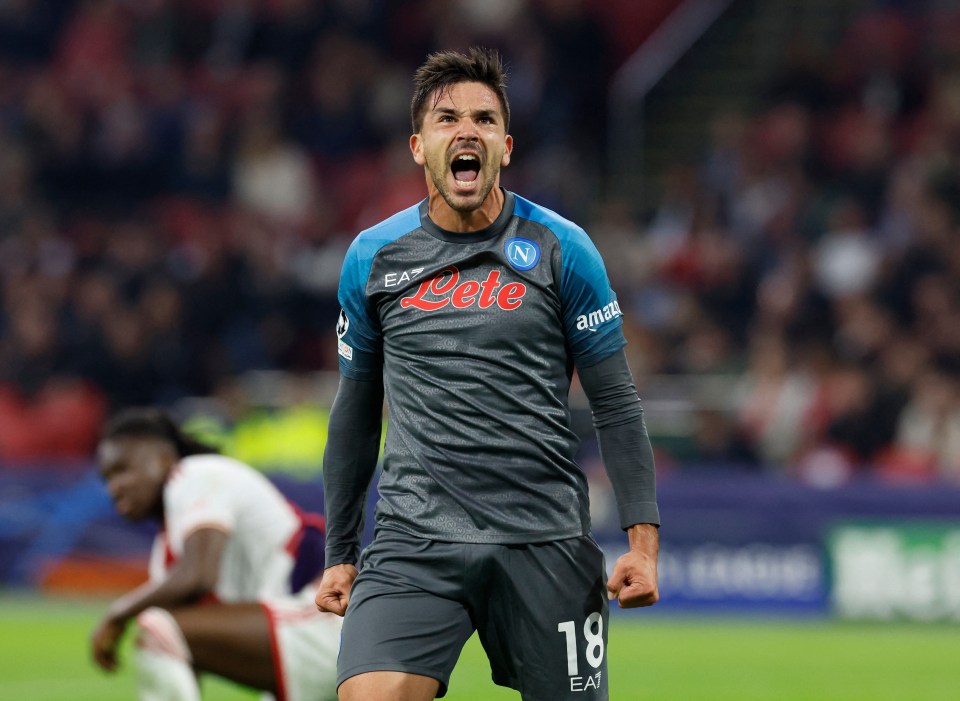 Napoli hit six past Ajax inside their own back yard