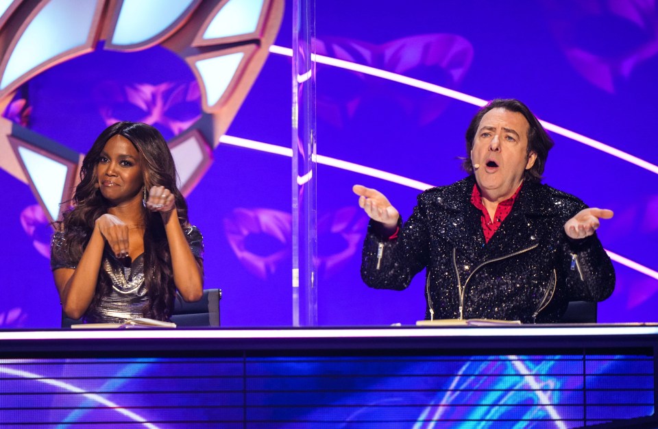 Oti Mabuse and Jonathan Ross have become great pals on The Masked Dancer panel