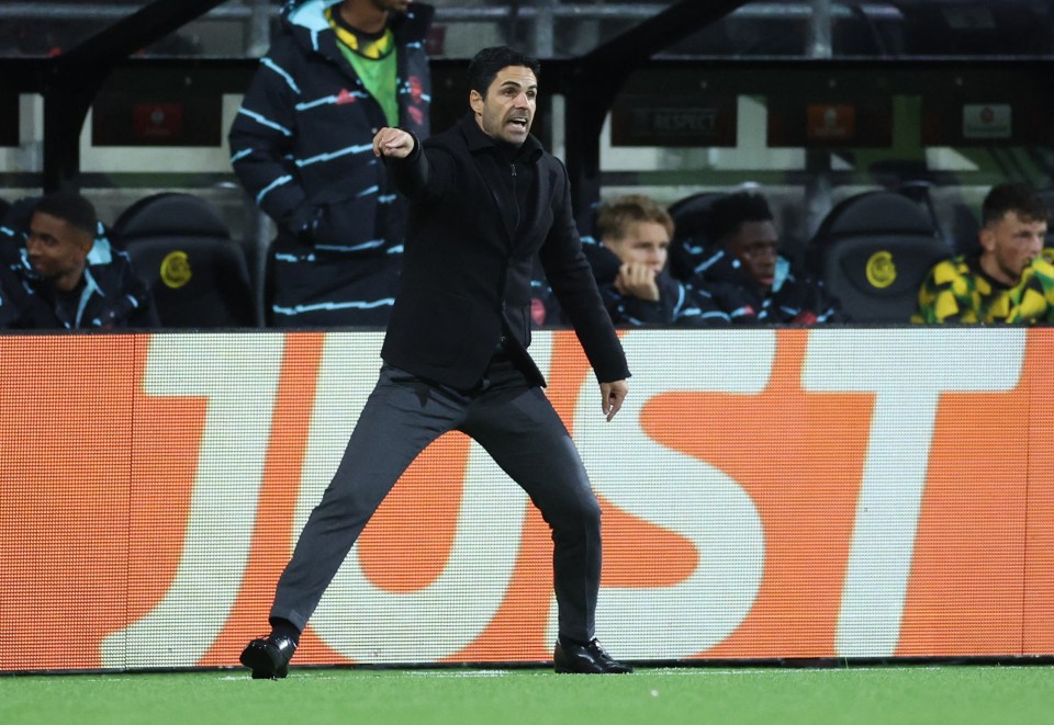 Mikel Arteta’s side continued their 100 per cent record in the Europa League