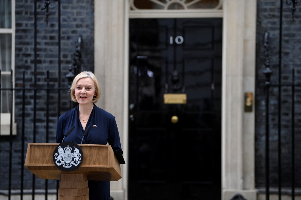 Liz Truss dramatically resigned today