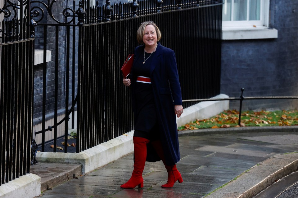 Anne-Marie Trevelyan arrives in Downing Street for Liz Truss' final Cabinet meeting as PM