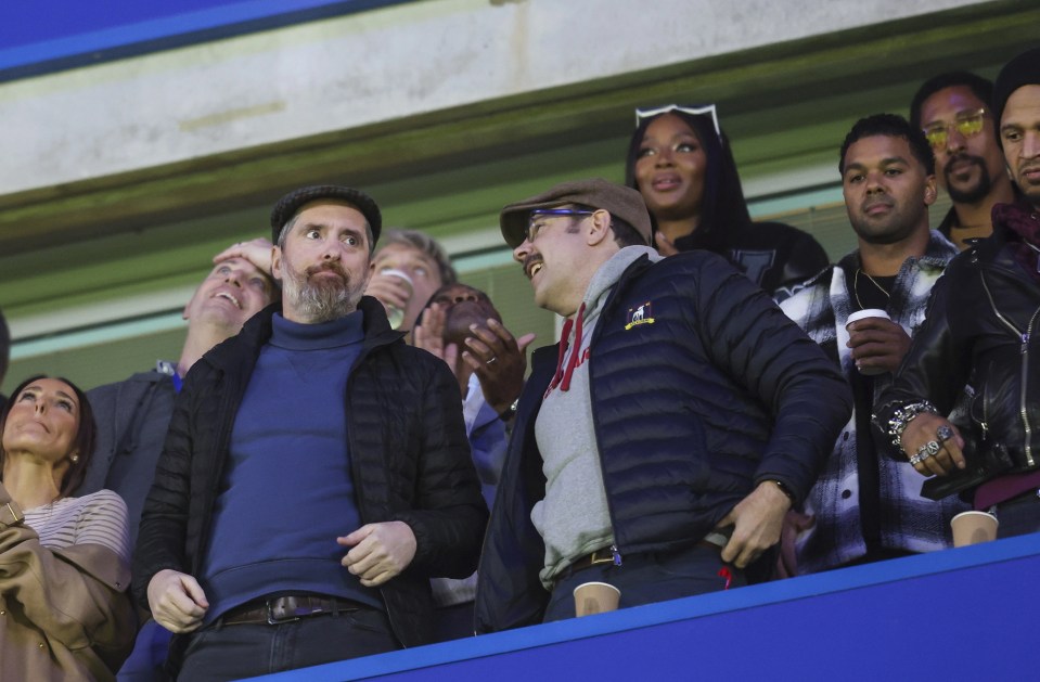 Naomi Campbell and the stars of Ted Lasso were at Stamford Bridge in mid-week